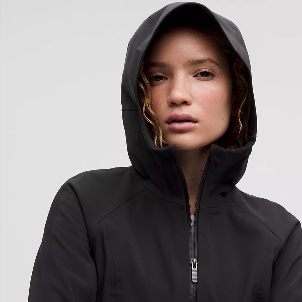 Lululemon Athletica Black Rain Jacket